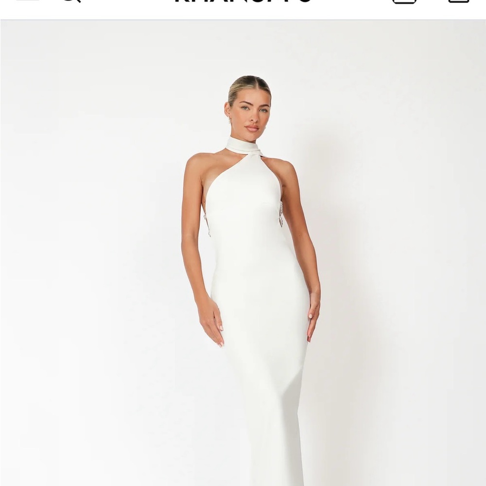 Chic One Shoulder White Dress